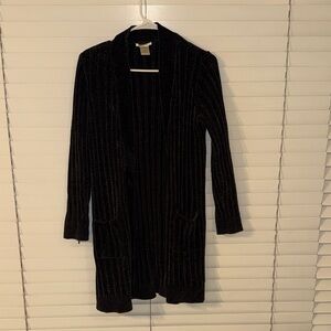 Matty M Black Cardigan Sweater